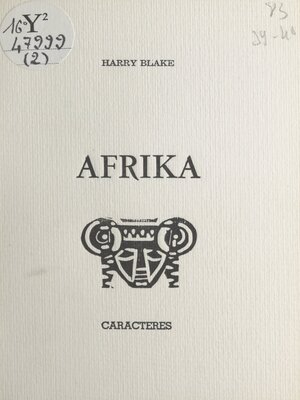 cover image of Afrika